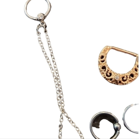 Bundle of CB, Industrual Bar and Nipple Jewelry - Picture 3 of 4